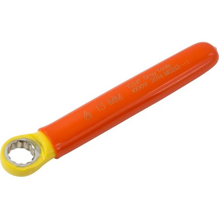 GRAY TOOLS Combination Wrench 13mm, 1000V Insulated MEB13-I